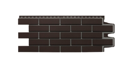 Фасадная панель GL Клинкерный кирпич Design шоколадный со швом RAL 7006
