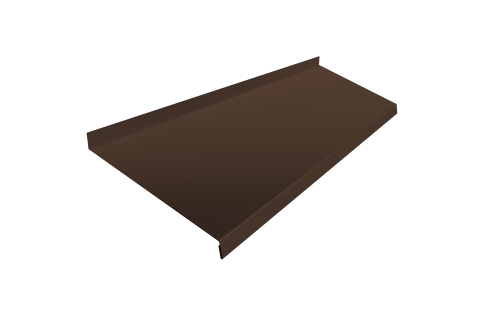 Отлив простой 200 0,5 Velur X RAL 8017 шоколад (2м)