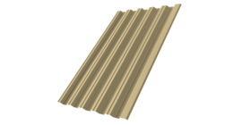 Профнастил НС35 R 0.45 PE RAL 1014 слоновая кость