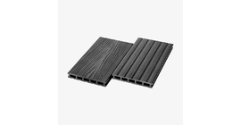 Террасная доска ДПК пустотелая UnoDeck Mogano 165×24 мм графит 4м