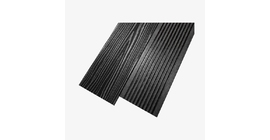 Террасная доска ДПК полнотелая УноДек Solid 152×20 мм графит 4м