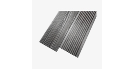 Террасная доска ДПК полнотелая UnoDeck Solid 152×20 мм серый 4м