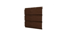 Софит металлический без перфорации 0,45 Print Elite с пленкой Antique Wood TwinColor