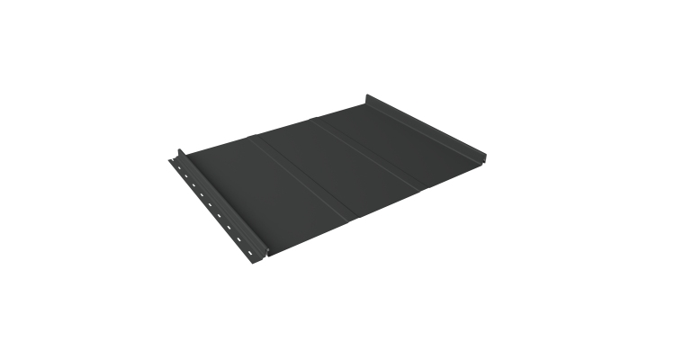 Кликфальц Line Grand Line 0.5 Satin с пленкой на замках RAL 7016 антрацитово-серый