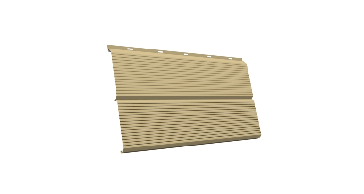 ЭкоБрус 0,345 Gofr GL 0.45 PE с пленкой RAL 1014 слоновая кость