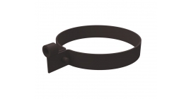 Хомут трубы Lite ПВХ Grand Line темно-коричневый (RR 32)