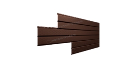 Софит Металл Профиль Lбрус-15х240 (VALORI-20-Brown-0.5)