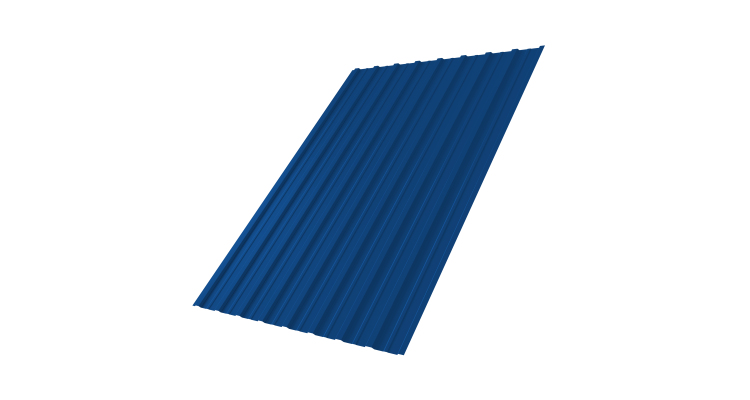 Профнастил С10A 0,7 PE RAL 5005 сигнальный синий