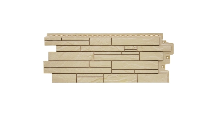 Фасадная панель GL Скала Classic бежевый