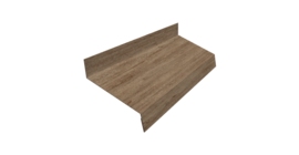 Отлив простой 50 0,45 Print Elite White Wood TwinColor (3м)