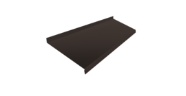 Отлив простой 200 0,45 PE с пленкой RR 32 темно-коричневый (3м)