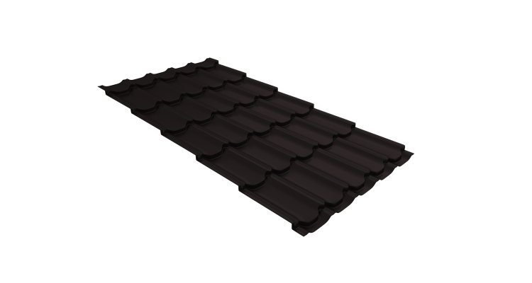 Металлочерепица квинта плюс 0,45 Drap ST RAL 9005 черный