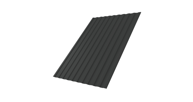 Профнастил С8A 0,5 Drap TX RAL 7016 антрацитово-серый