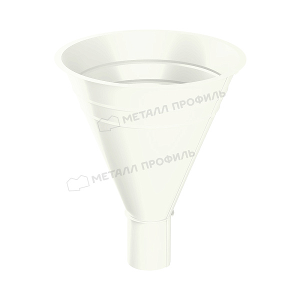 Воронка водосборная Металл Профиль Foramina PUR D100/300 RAL 9010