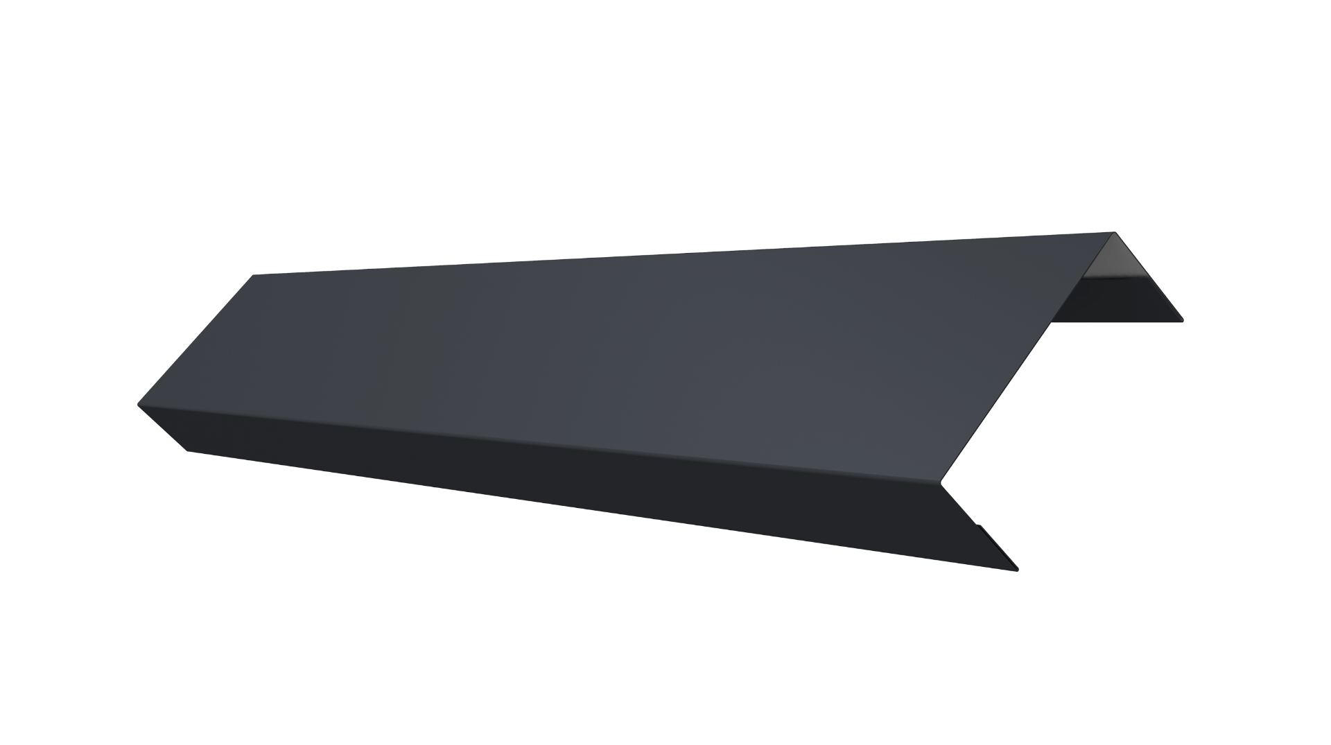 Ламель лицевая 50 забора жалюзи Texas 0.5 Satin Matt TX RAL 7024 мокрый асфальт