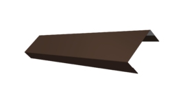 Ламель лицевая 50 забора жалюзи Texas 0.5 Satin Matt TX RAL 8017 шоколад