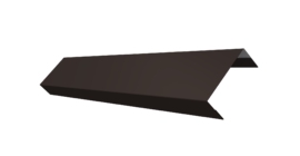 Ламель лицевая 50 забора жалюзи Texas 0.5 Rooftop Бархат с пленкой RR 32 темно-коричневый