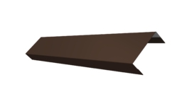 Ламель обратная 50 забора жалюзи Texas 0.45 Drap ST с пленкой RAL 8017 шоколад