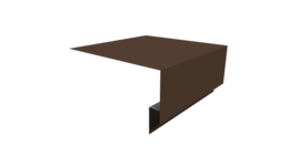 Планка околооконная сложная Экобрус Grand Line 200х75х25 0,45 Drap TX RAL 8017 шоколад (3м)