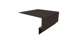 Планка околооконная сложная Экобрус Grand Line 250х75х25 0,5 Satin с пленкой RR 32 темно-коричневый (2м)