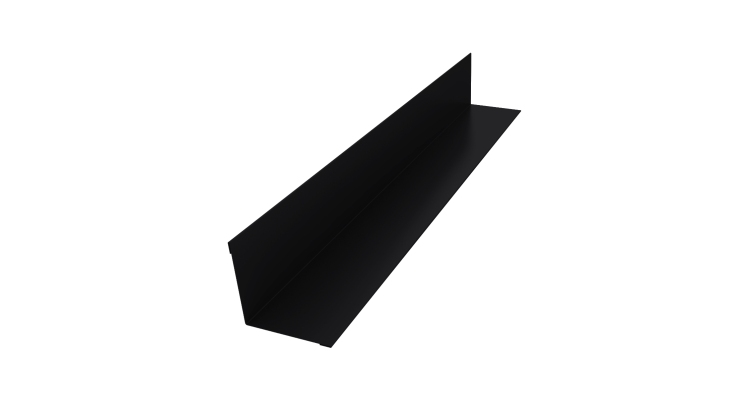 Угол внутренний 30х30 0,5 Drap RAL 9005 черный (3м)