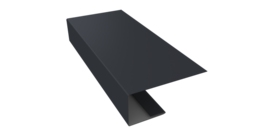 J-Профиль 18мм 0,45 Drap ST RAL 7024 мокрый асфальт (3м)