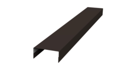 Крышка 30х15 жалюзи Texas 0,5 Rooftop Бархат RR 32 темно-коричневый (2м)