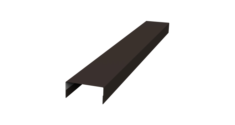 Крышка 30х15 жалюзи Texas 0,5 PurPro Matt 275 RR 32 темно-коричневый (2,5м)