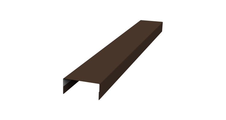 Крышка 30х20 жалюзи Texas 0,45 Drap TR RAL 8017 шоколад (3м)