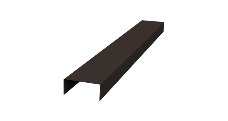 Крышка 45х20 жалюзи Texas 0,5 Drap RR 32 темно-коричневый (2м)