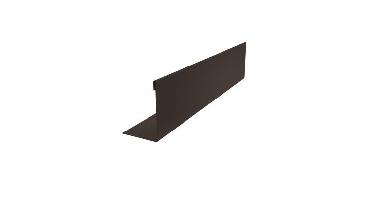 Нащельник 150 Texas 25х35 0,45 PE-Double RR 32 темно-коричневый (L1,5)