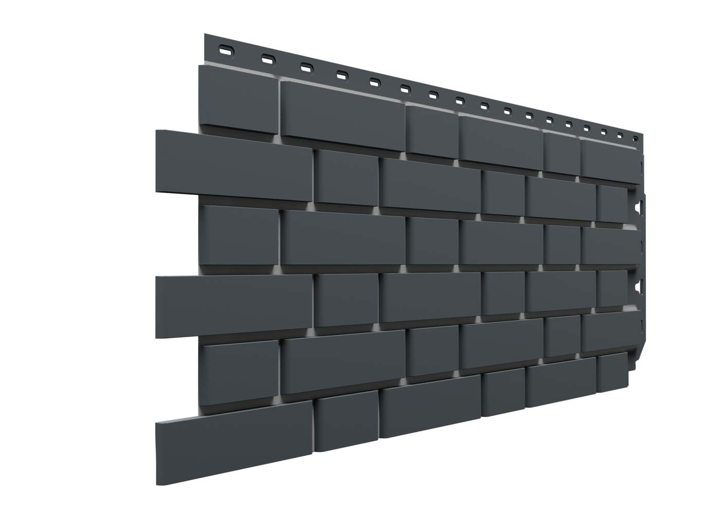 Фасадная панель Флемиш, Тёмно-серый