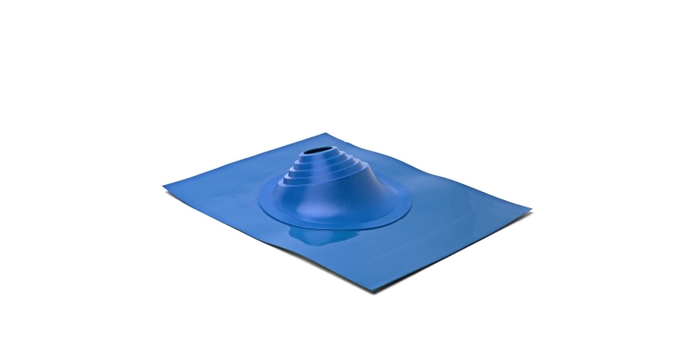 Проходной элемент MF угловой №1 (75-200мм) +185 EPDM (металлический окрашенный фланец) синий