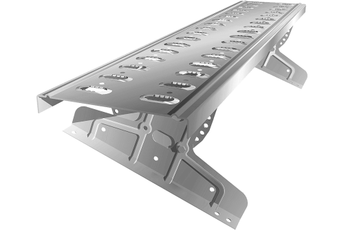 Мостик переходной 0,62 RAL 7004 сигнальный серый