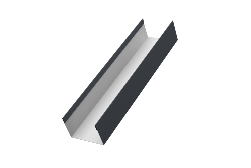 Стойка жалюзи Milan,Tokyo 0,5 Drap RAL 7024 мокрый асфальт (2м)