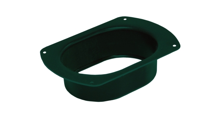 Воронка врезная 127 мм PE RAL 6005 зеленый мох