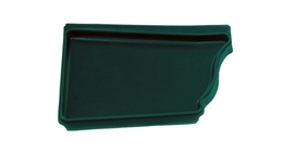 Заглушка левая Vortex 127мм RAL 6005 зеленый мох