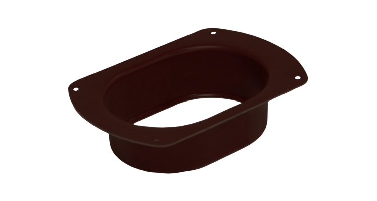 Воронка врезная 127 мм PE RR 32 темно-коричневый